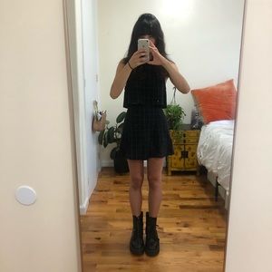 American apparel skirt set